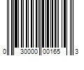 Barcode Image for UPC code 030000001653