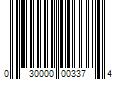 Barcode Image for UPC code 030000003374