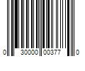 Barcode Image for UPC code 030000003770