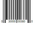 Barcode Image for UPC code 030000003800