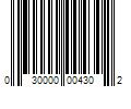 Barcode Image for UPC code 030000004302