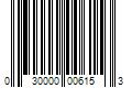 Barcode Image for UPC code 030000006153