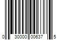 Barcode Image for UPC code 030000006375