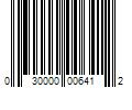 Barcode Image for UPC code 030000006412