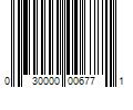 Barcode Image for UPC code 030000006771