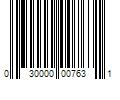 Barcode Image for UPC code 030000007631