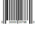 Barcode Image for UPC code 030000007860