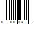 Barcode Image for UPC code 030000008317