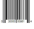 Barcode Image for UPC code 030000008614