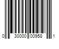 Barcode Image for UPC code 030000009581