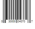 Barcode Image for UPC code 030000043707