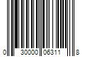 Barcode Image for UPC code 030000063118