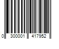 Barcode Image for UPC code 0300001417952