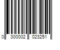 Barcode Image for UPC code 0300002023251