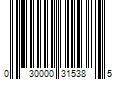 Barcode Image for UPC code 030000315385