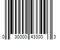 Barcode Image for UPC code 030000433003