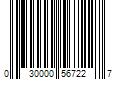 Barcode Image for UPC code 030000567227