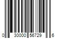 Barcode Image for UPC code 030000567296