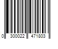 Barcode Image for UPC code 0300022471803