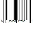 Barcode Image for UPC code 030006170001