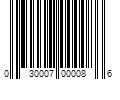 Barcode Image for UPC code 030007000086