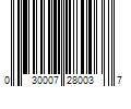 Barcode Image for UPC code 030007280037