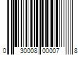 Barcode Image for UPC code 030008000078