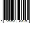 Barcode Image for UPC code 0300230403108