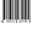 Barcode Image for UPC code 0300312234194