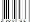 Barcode Image for UPC code 0300410103163