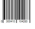 Barcode Image for UPC code 0300410104283