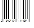 Barcode Image for UPC code 0300410111465