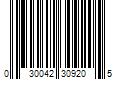 Barcode Image for UPC code 030042309205