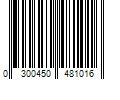 Barcode Image for UPC code 0300450481016