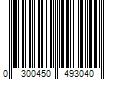 Barcode Image for UPC code 0300450493040