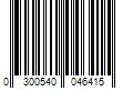 Barcode Image for UPC code 0300540046415. Product Name: 