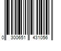 Barcode Image for UPC code 0300651431056