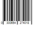 Barcode Image for UPC code 0300654274018