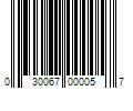 Barcode Image for UPC code 030067000057