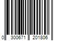 Barcode Image for UPC code 0300671201806