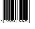 Barcode Image for UPC code 0300674349420