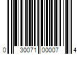 Barcode Image for UPC code 030071000074