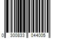 Barcode Image for UPC code 0300833044005