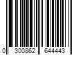 Barcode Image for UPC code 0300862644443