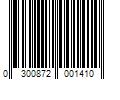 Barcode Image for UPC code 0300872001410