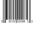 Barcode Image for UPC code 030100000853