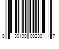 Barcode Image for UPC code 030100002307