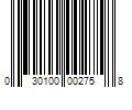 Barcode Image for UPC code 030100002758. Product Name: Asco Rebuild Kit For 8340 302751