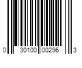 Barcode Image for UPC code 030100002963