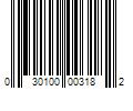 Barcode Image for UPC code 030100003182